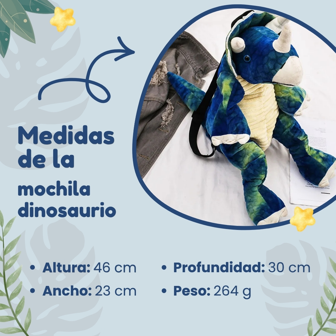 Miniatura 6 de MOCHILA INFANTIL DINOSAURIO DE PELUCHE